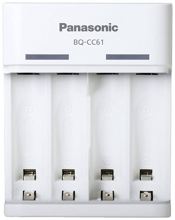 Panasonic BQ-CC61 Caricabatterie universale NiMH Ministilo (AAA), Stilo (AA)