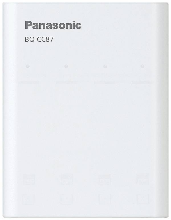 Panasonic BQ-CC87 Caricabatterie universale NiMH Ministilo (AAA), Stilo (AA)