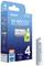 Batterie ricaricabili Panasonic Eneloop AA, 2000 mAh, confezionate in una scatola blu da 4 pezzi. Per uno stile di vita sostenibile.