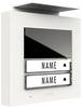 m-e modern-electronics ADV-1020 W Vistadoor Stazione esterna audio per citofono Cablato Unità esterna Casa Bifamiliare Bianco