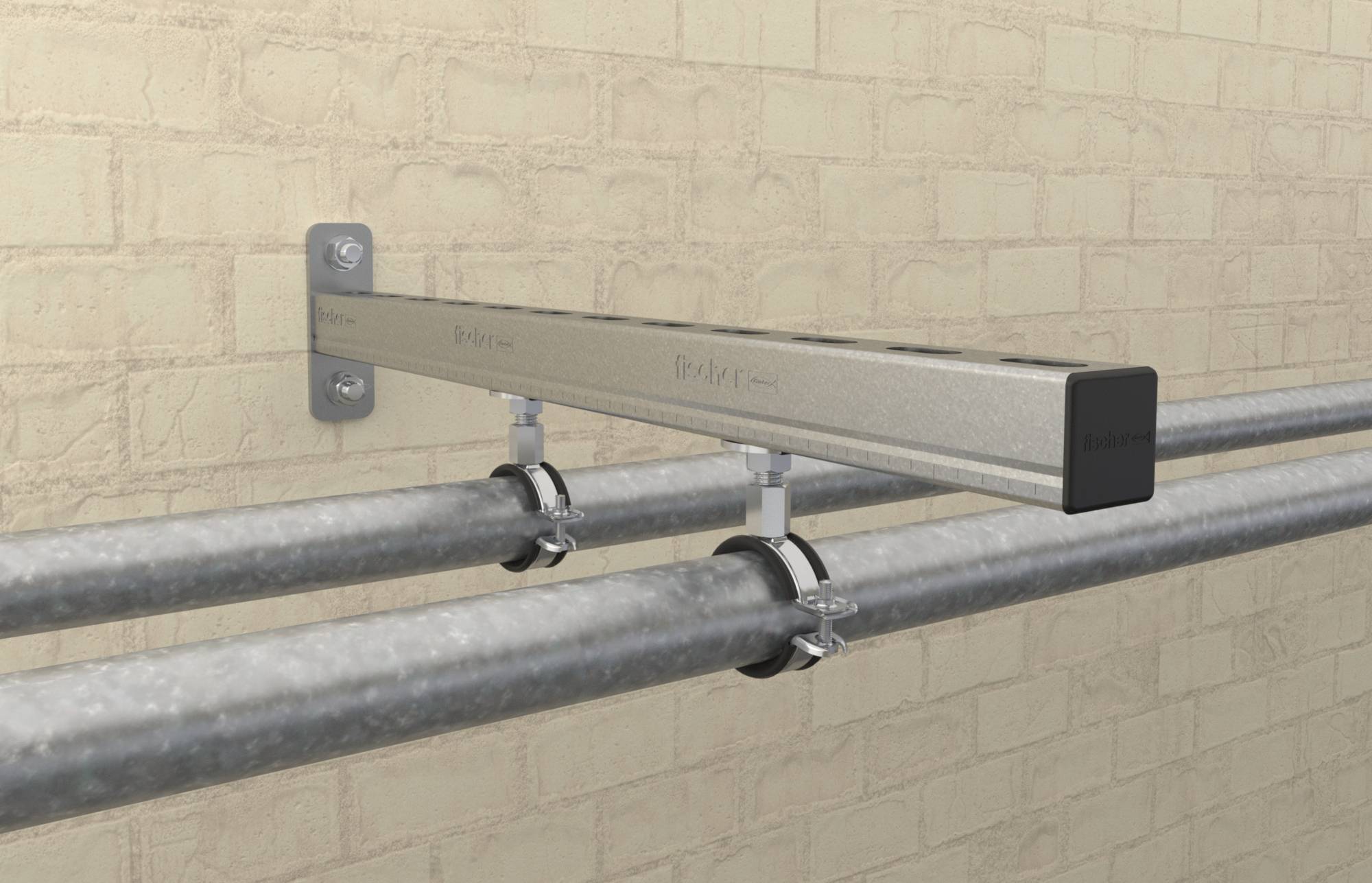 Fischer 562354 Morsetto stringitubo Snodo collare per tubi 25 pz.-1