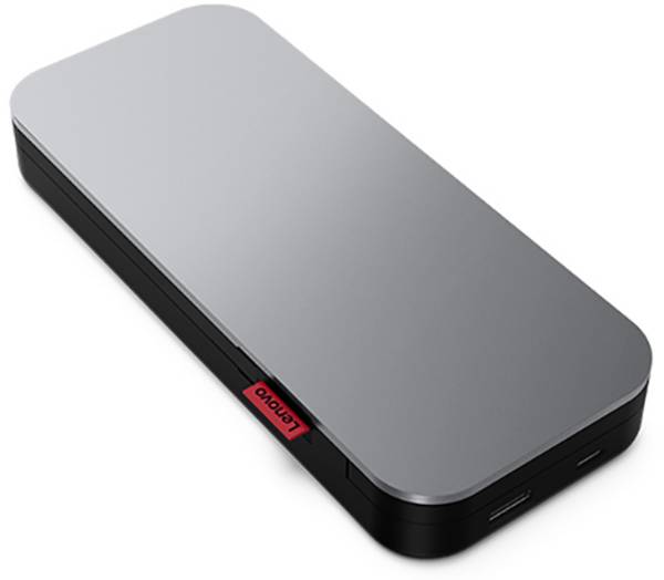 Lenovo Go Power bank 20000 mAh USB, USB-C® Nero/grigio