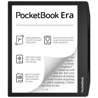 PocketBook Era Lettore di eBook 17.8 cm (7 pollici) Argento