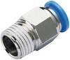 TRU COMPONENTS Raccordo diritto PC10-02 Ø tubo: 10 mm Diametro foro montaggio: R1/4 1 pz.
