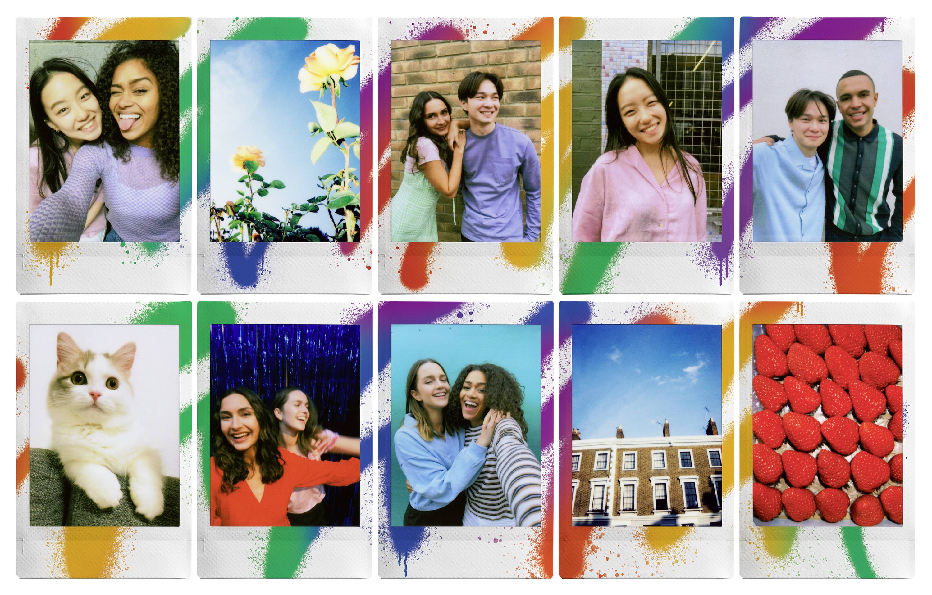 Fujifilm Fujifilm Instax Mini Spray Art - Instant-Farbfilm Pellicola per stampe istantanee-2