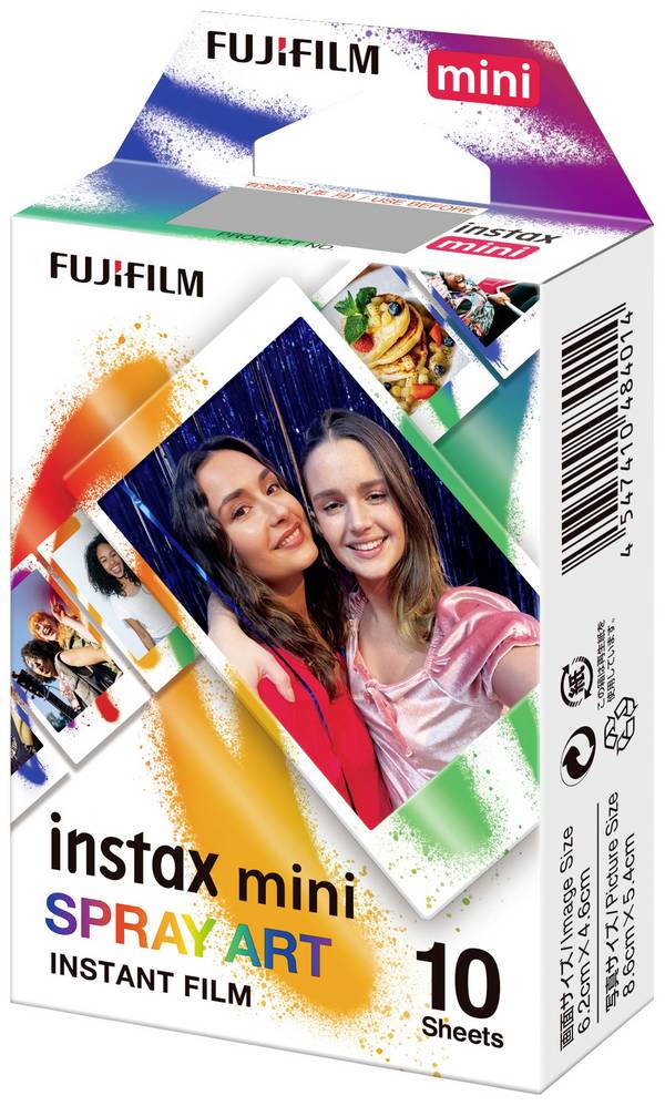 Fujifilm Fujifilm Instax Mini Spray Art - Instant-Farbfilm Pellicola per stampe istantanee