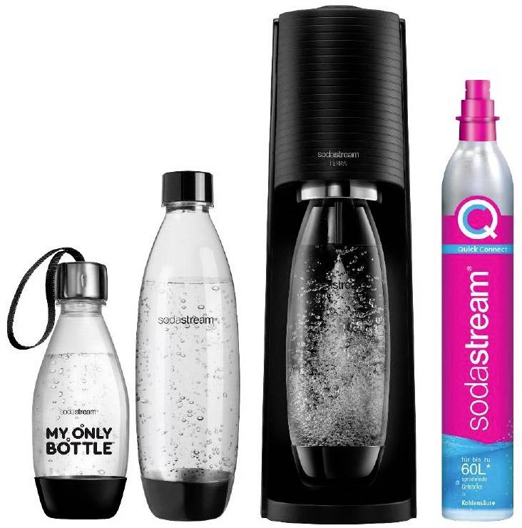Sodastream Gasatore acqua Terra Vorteilspack Nero-0