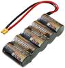 Reely Batteria ricaricabile NiMh 6 V 3700 mAh Numero di celle: 5 Sub-C Side by Side XT30