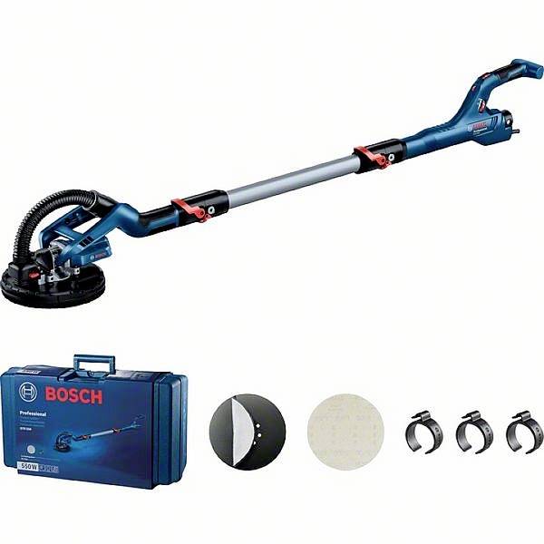 Bosch Professional GTR 55-225 0.601.7D4.000 Levigatrice per cartongesso 550 W 225 cm
