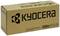 Una scatola di imballaggio marrone con il logo di Kyocera.