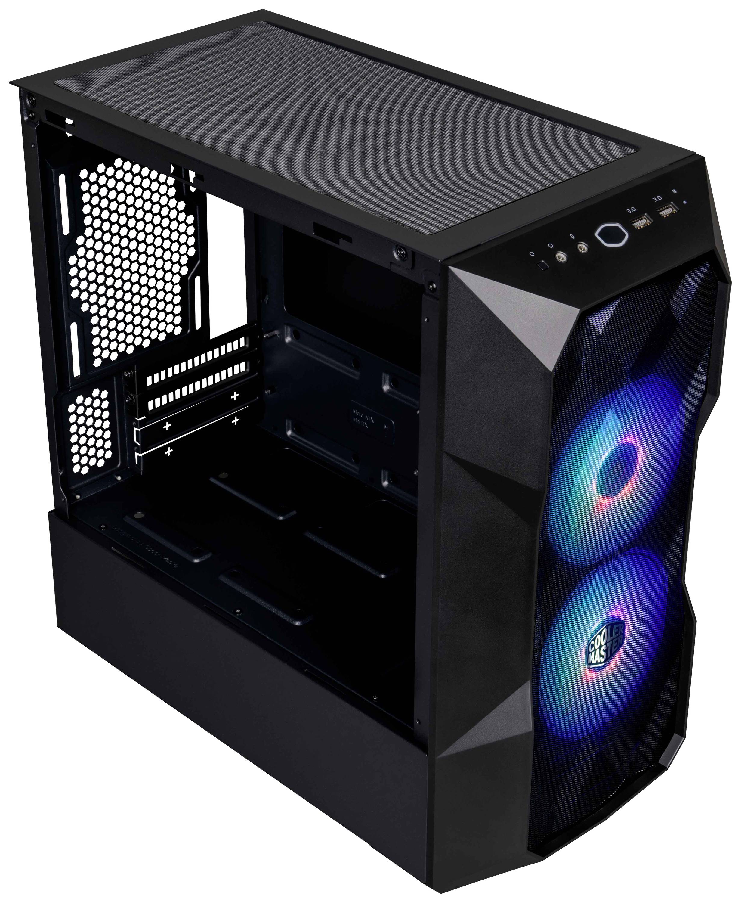 Cooler master td300-kgnn-s00 masterbox td300 mesh argb vetro temperato no-power minitx-matx-2