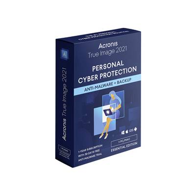 Acronis True Image 2021 3 licenze annuali Windows, Mac, iOS, Android Software di backup