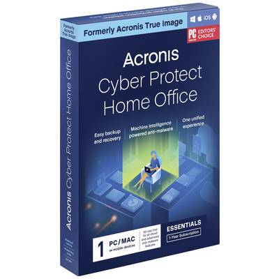 Acronis Cyber Protect Home Office Essentials DE 1 licenza annuale Windows, Mac, iOS, Android Sicurezza