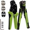 Quadrios 22T015 22T015 Kit pinza crimpatrice Boccola, Isolamento Spina piatta, Connettore per applicazioni solari 0.25 fino a 6 mm²