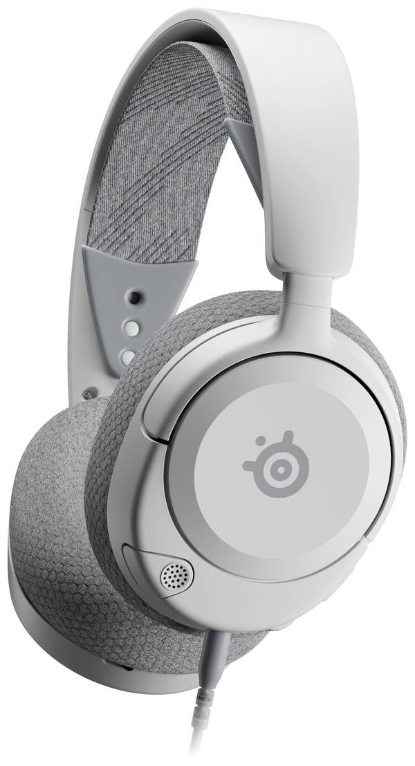 Cuffie da gioco SteelSeries Arctis Nova 1P bianche 61612