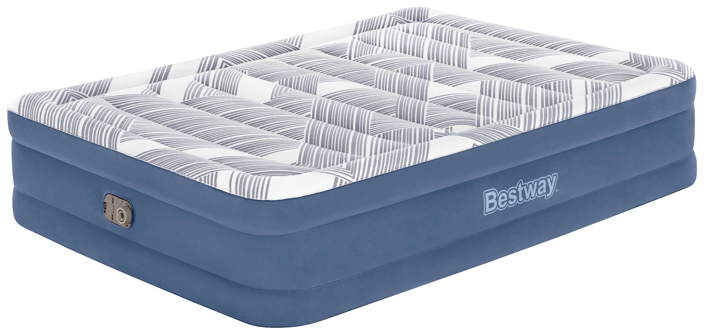 Bestway 6713C Letto ad aria (L x L x A) 203 x 152 x 46 cm Blu-Grigio