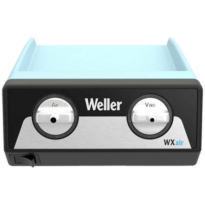 Una stazione Weller WXair con due regolatori, contrassegnati con 'Air' e 'Vac', per il controllo delle funzioni di aria e vuoto nei processi di saldatura.