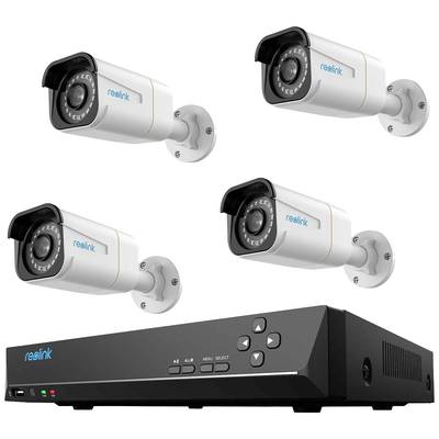 Reolink NVS8-5KB4-A rl5kb4 LAN IP-Kit videocamere sorveglianza 8 canali con 4 camere 4096 x 2512 Pixel 