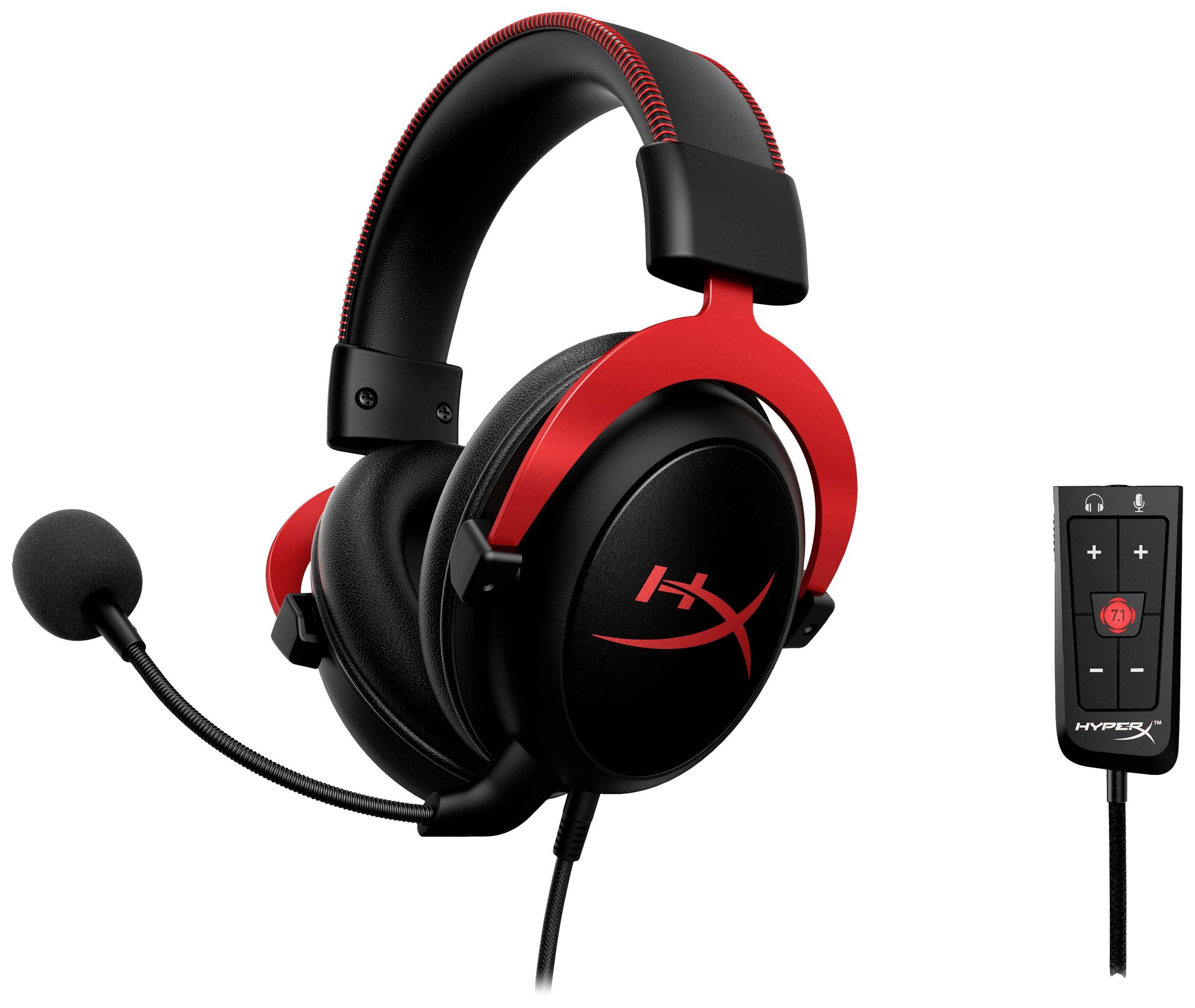 HyperX Cloud II - Gaming Headset Black-Red Auricolare Cablato A Padiglione Giocare Nero, Rosso-2