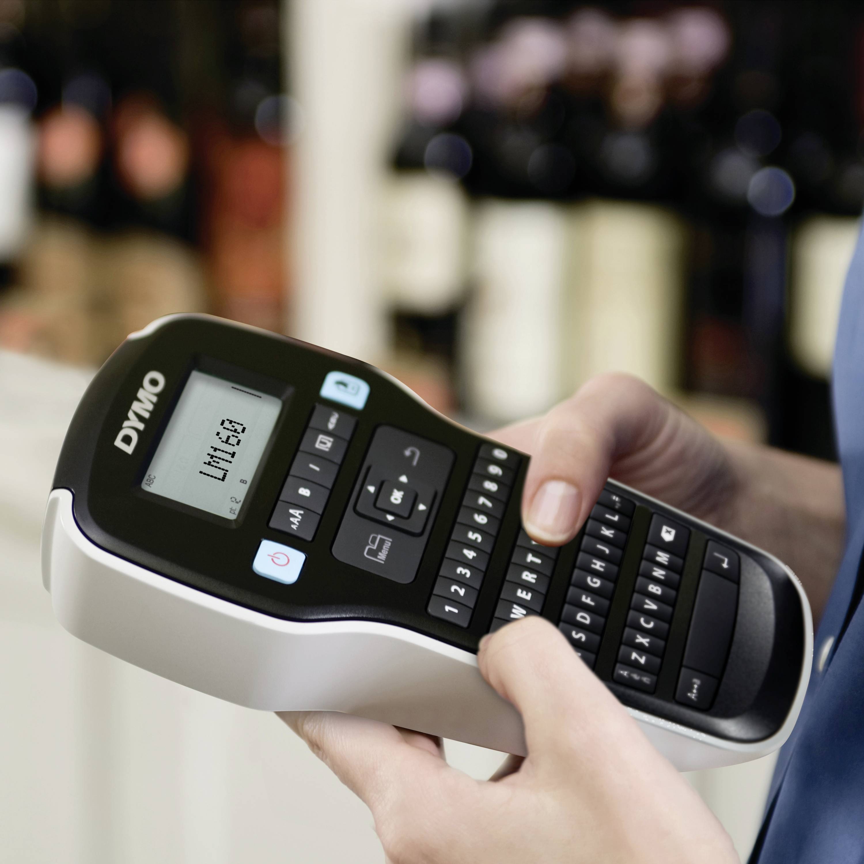 DYMO Labelmanager 160 Value Pack Etichettatrice Adatto per nastro: D1 12 mm, 9 mm, 6 mm-2