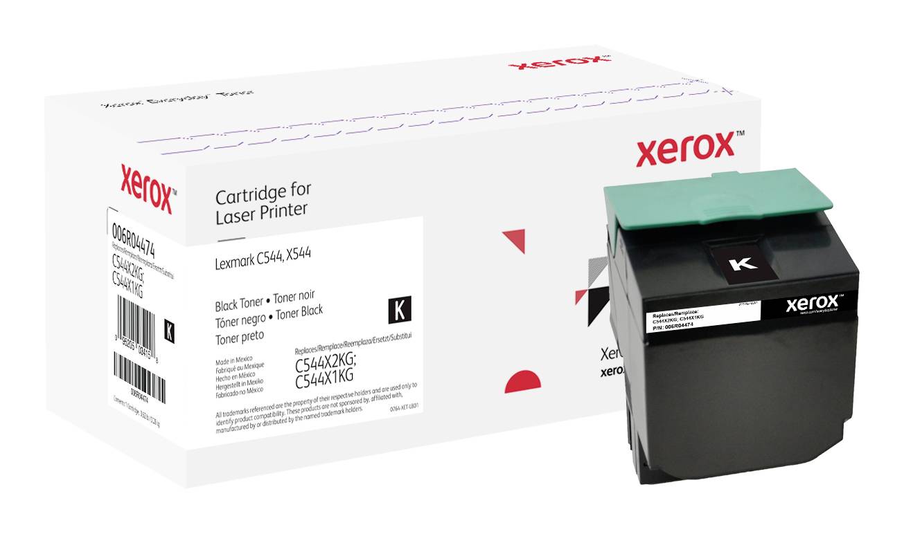 Xerox Toner sostituisce Lexmark C544X2KG, C544X1KG Compatibile Nero 6000 pagine Everyday 006R04474-0