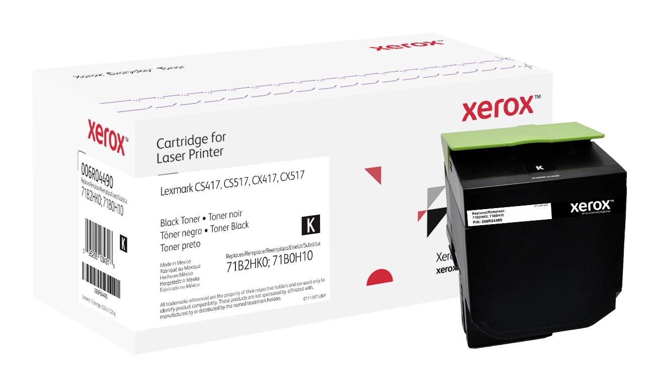 Xerox Toner sostituisce Lexmark 71B2HK0, 71B0H10 Compatibile Nero 6000 pagine Everyday 006 R 04490-0