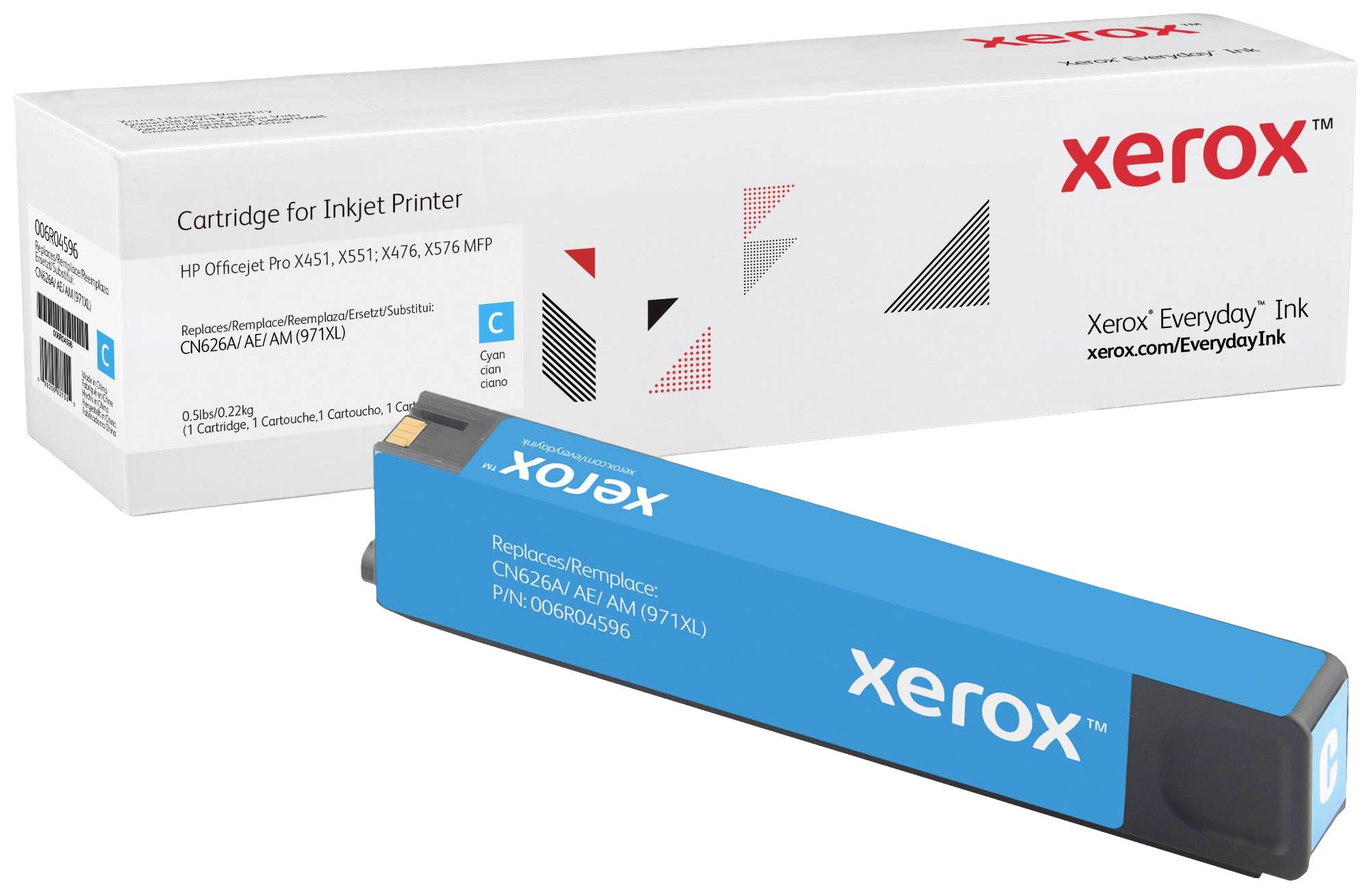 Cartucce per stampanti a getto d'inchiostro Xerox, modello 'Everyday Ink', compatibili con diversi modelli di stampanti HP OfficeJet.