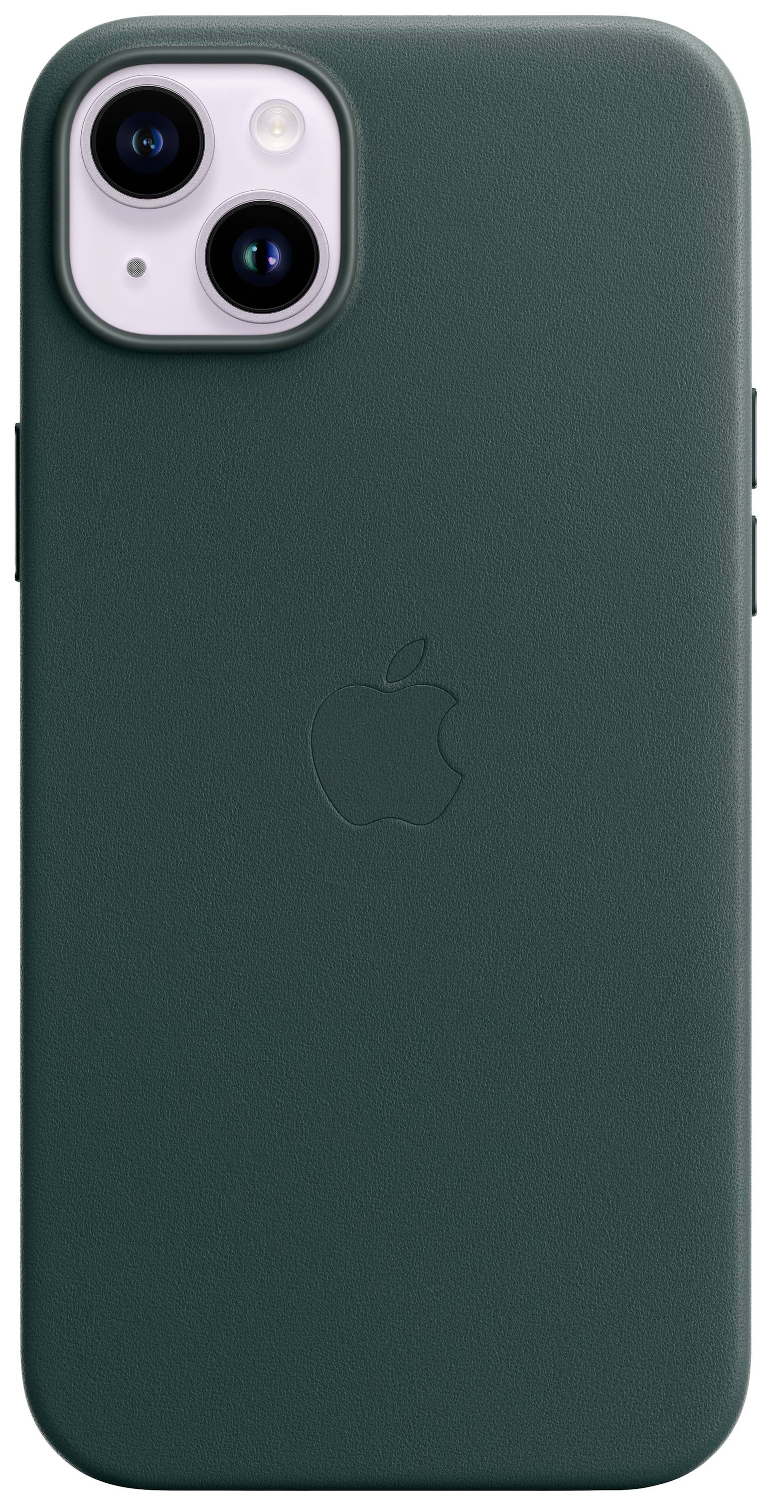 Apple Custodia iPhone 14 Plus in Pelle - Verde foresta (Mobile Phone Case 17 Cm - [6.7] Cover Green - Warranty: 12M)-2