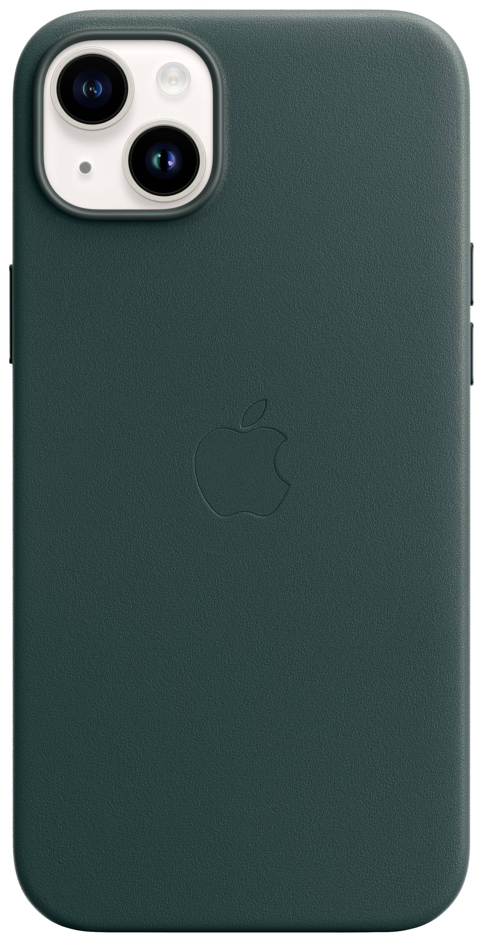 Apple Custodia iPhone 14 Plus in Pelle - Verde foresta (Mobile Phone Case 17 Cm - [6.7] Cover Green - Warranty: 12M)-3