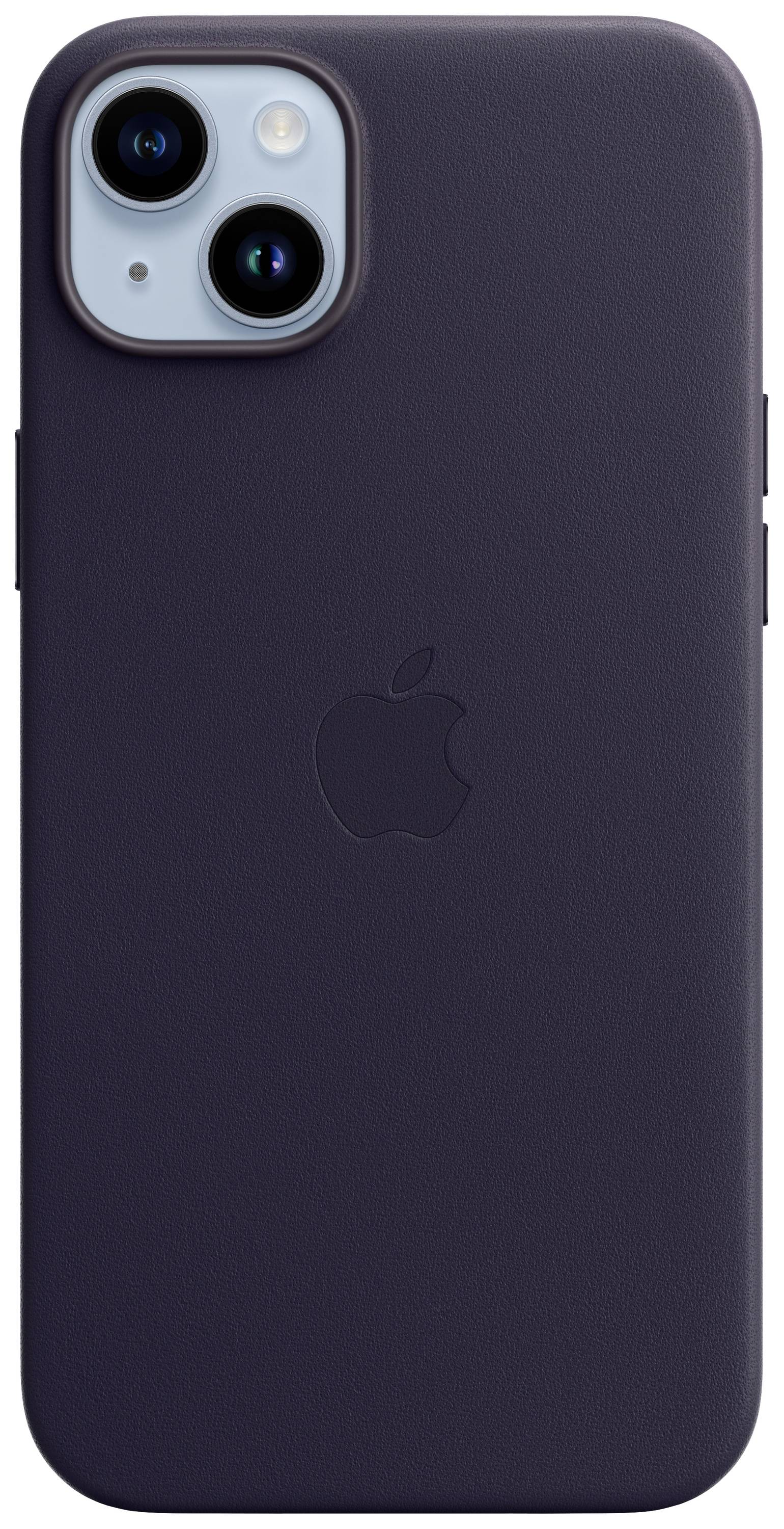 Apple iphone 14 plus cover con magsafe in pelle blu notte-1