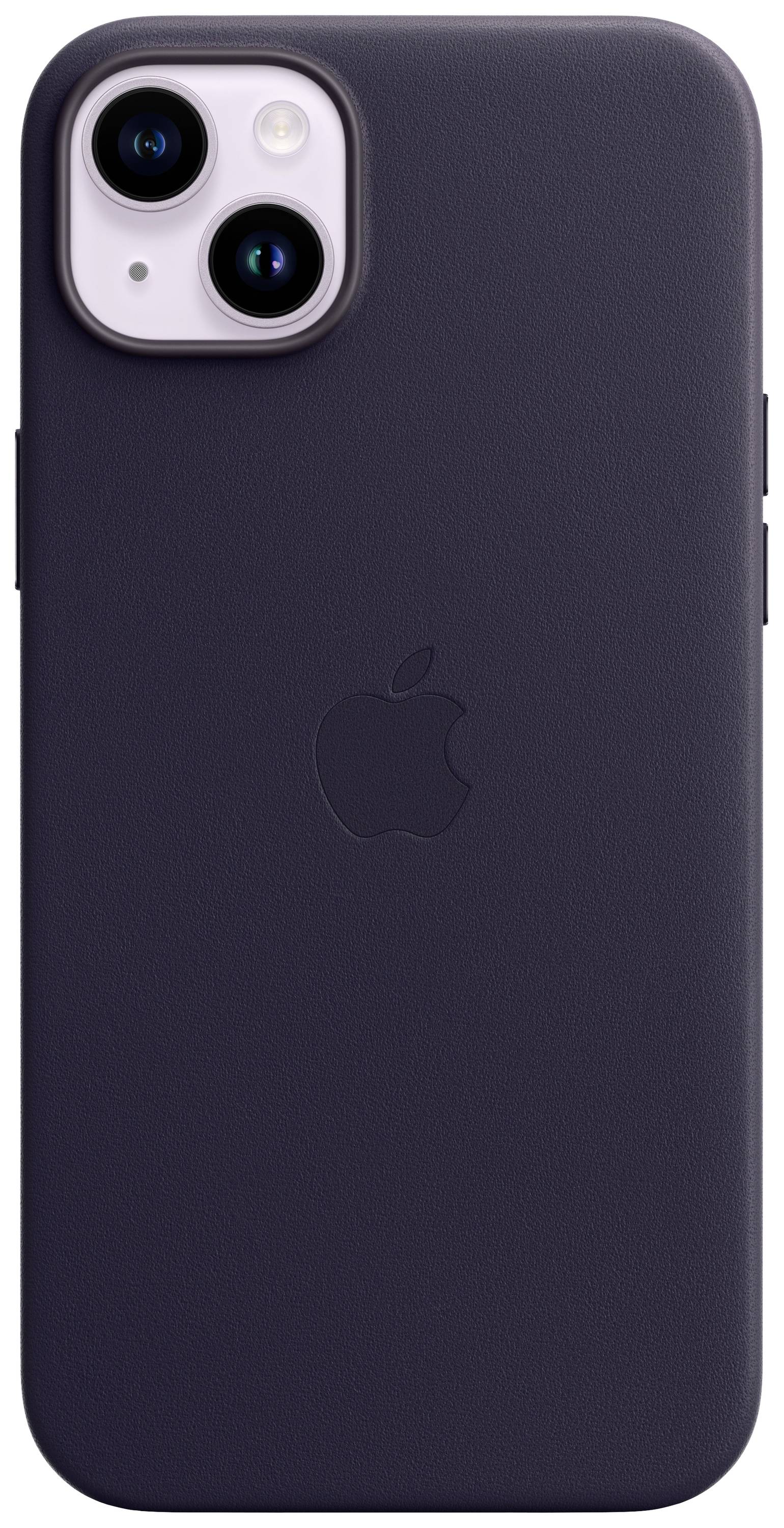 Apple iphone 14 plus cover con magsafe in pelle blu notte-2