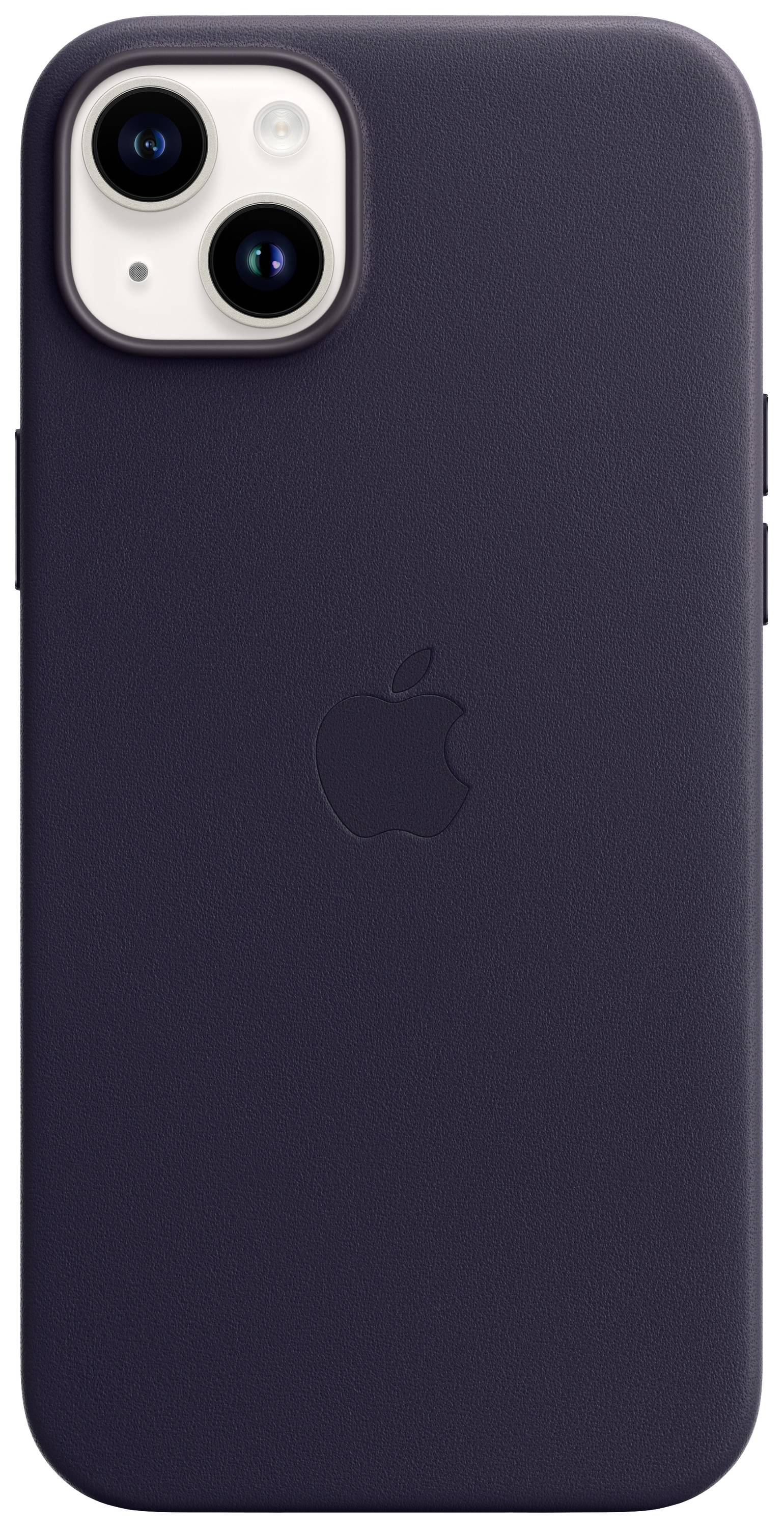 Apple iphone 14 plus cover con magsafe in pelle blu notte-3