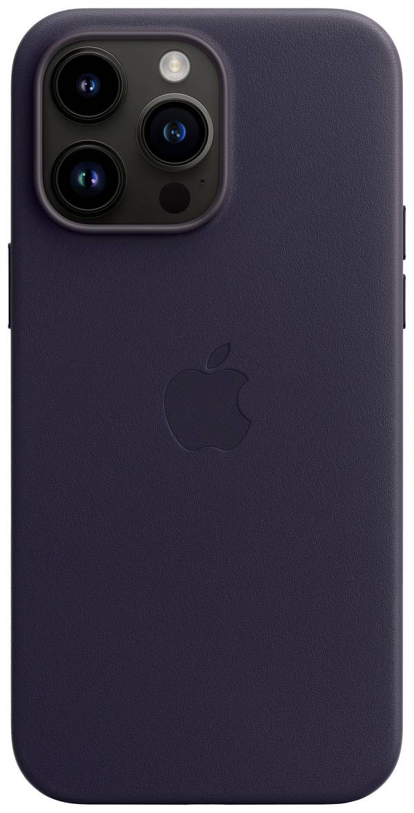 IPHONE 14 PRO MAX LEATHER CASE INK iPhone 14 Pro Max Leather Case with MagSafe - Ink