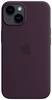 Apple Silicon Case MagSafe Custodia Apple iPhone 14 Bacca di sambuco Carica induttiva, Anti urti MPT03ZM/A