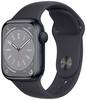 Apple Watch Series 8 GPS 41 mm Cassa in alluminio Mezzanotte Cinturino sport Mezzanotte