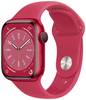 Apple Watch Series 8 GPS 41 mm Cassa in alluminio (PRODUCT) RED™ Cinturino sport (PRODUCT) RED™
