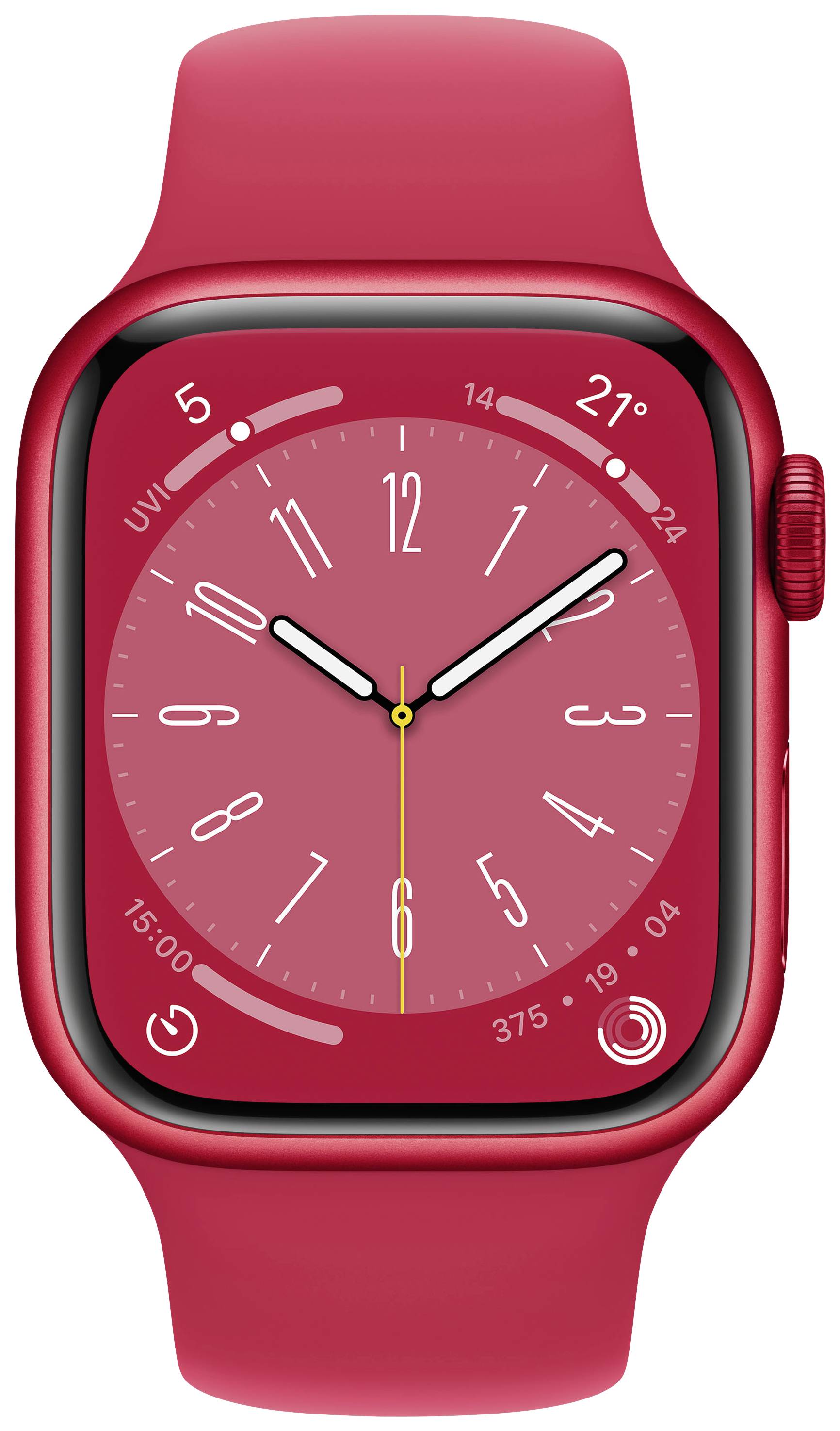 Apple Watch Series 8 GPS 41 mm Cassa in alluminio (PRODUCT) RED™ Cinturino sport (PRODUCT) RED™-1