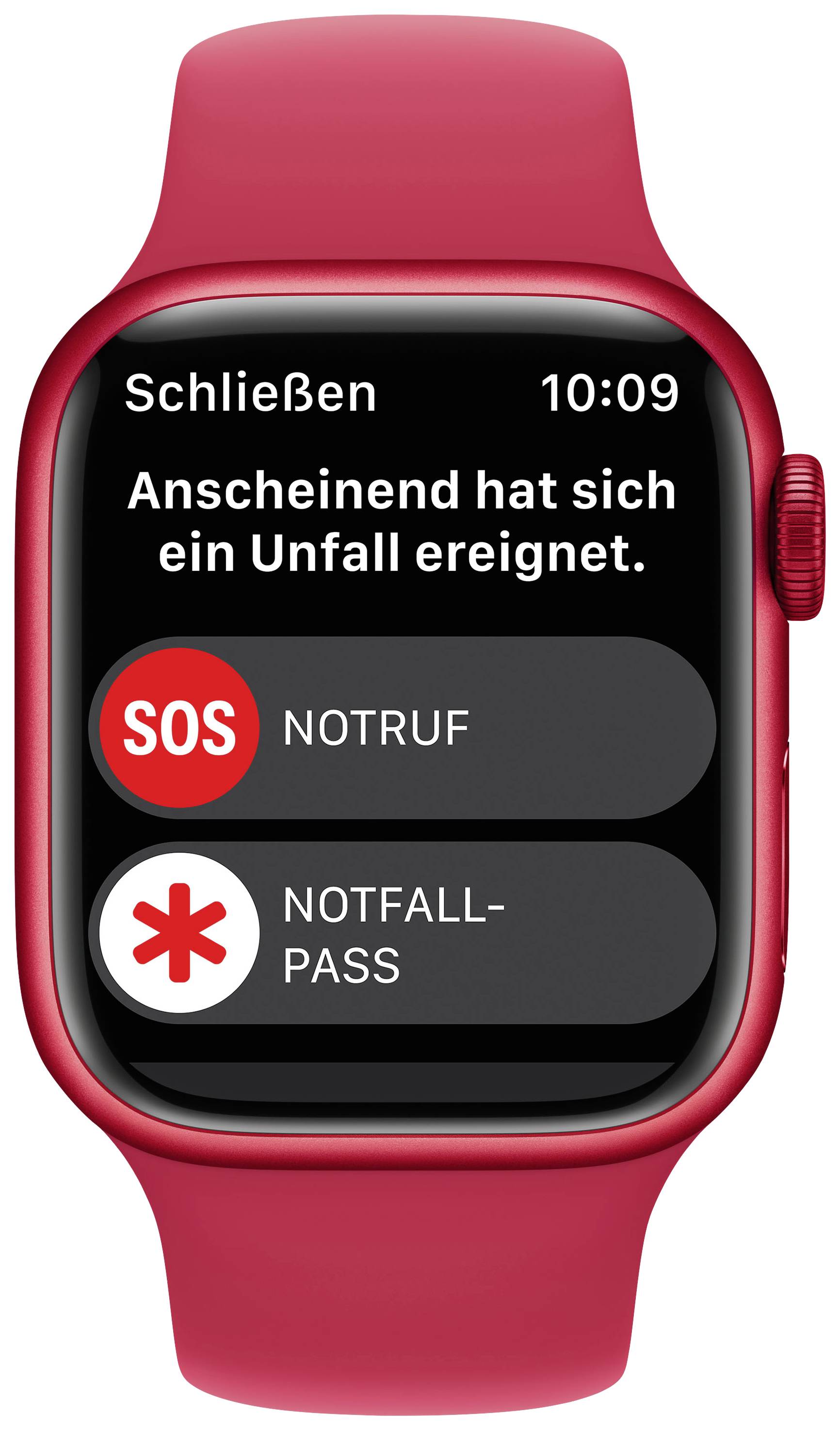 Apple Watch Series 8 GPS 41 mm Cassa in alluminio (PRODUCT) RED™ Cinturino sport (PRODUCT) RED™-3