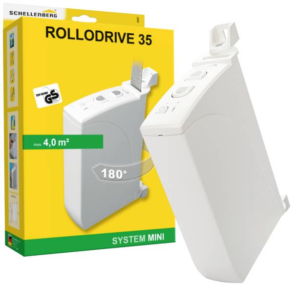 Schellenberg 22637 RD35 Avvolgi tapparelle elettrico 14 mm Trazione (max.) 12 kg Montaggio esterno