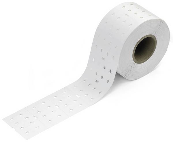 WAGO 211-861 Etichette per stampante a trasferimento termico Tipo di montaggio: scorrevole Superficie stampabile: 23 x 5 mm Bianco Numero di marcatori: 1000 1000 pz.