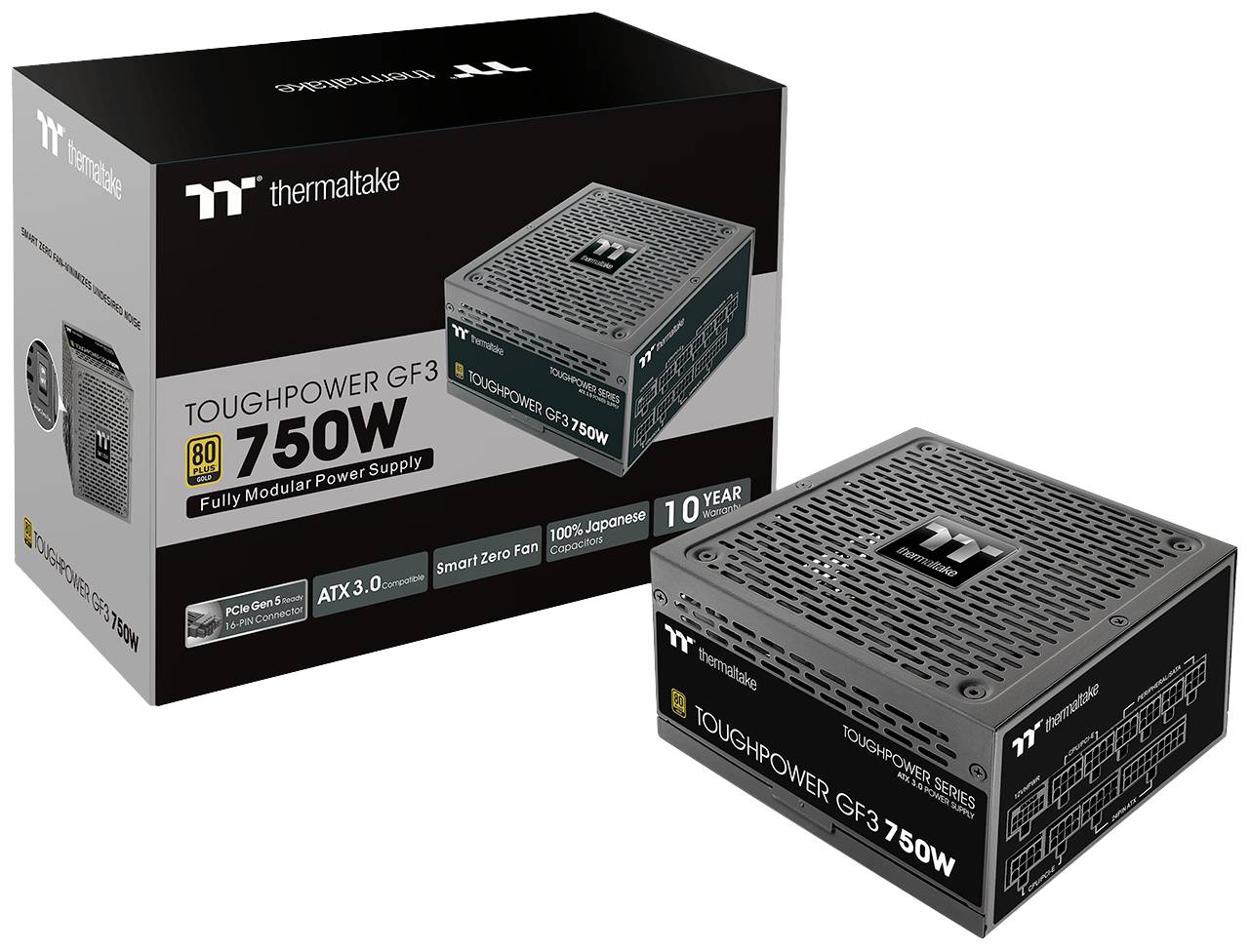 Thermaltake Toughpower GF3 alimentatore per computer 750 W 24-pin ATX Nero PS-TPD-0750FNFAGE-4-7