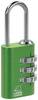 Basi 6170-4000-1500 Lucchetto per valigia 21 mm Verde Serratura a combinazione numerica