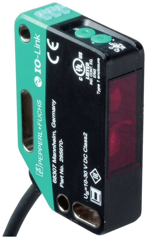 Pepperl+Fuchs Fotocellula a riflessione OBG8000-R201-EP-IO-0,3M-V3 295670-100187  Riconoscimento del contrasto 1 pz.