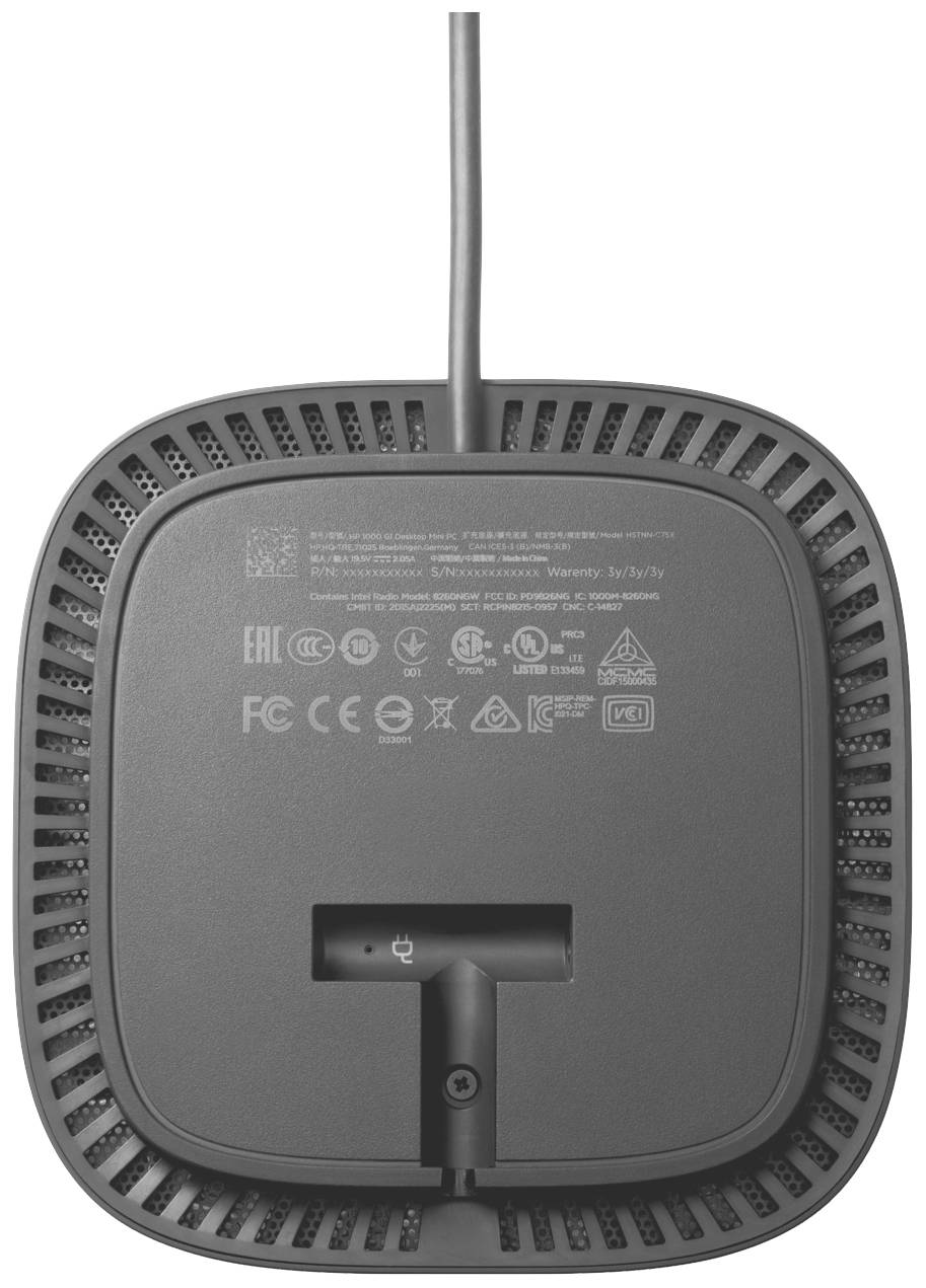 HP Docking station USB-C® HP USB-C G5 Essential Dock (EU) Adatto per marchio: HP Alimentazione USB-C®-4