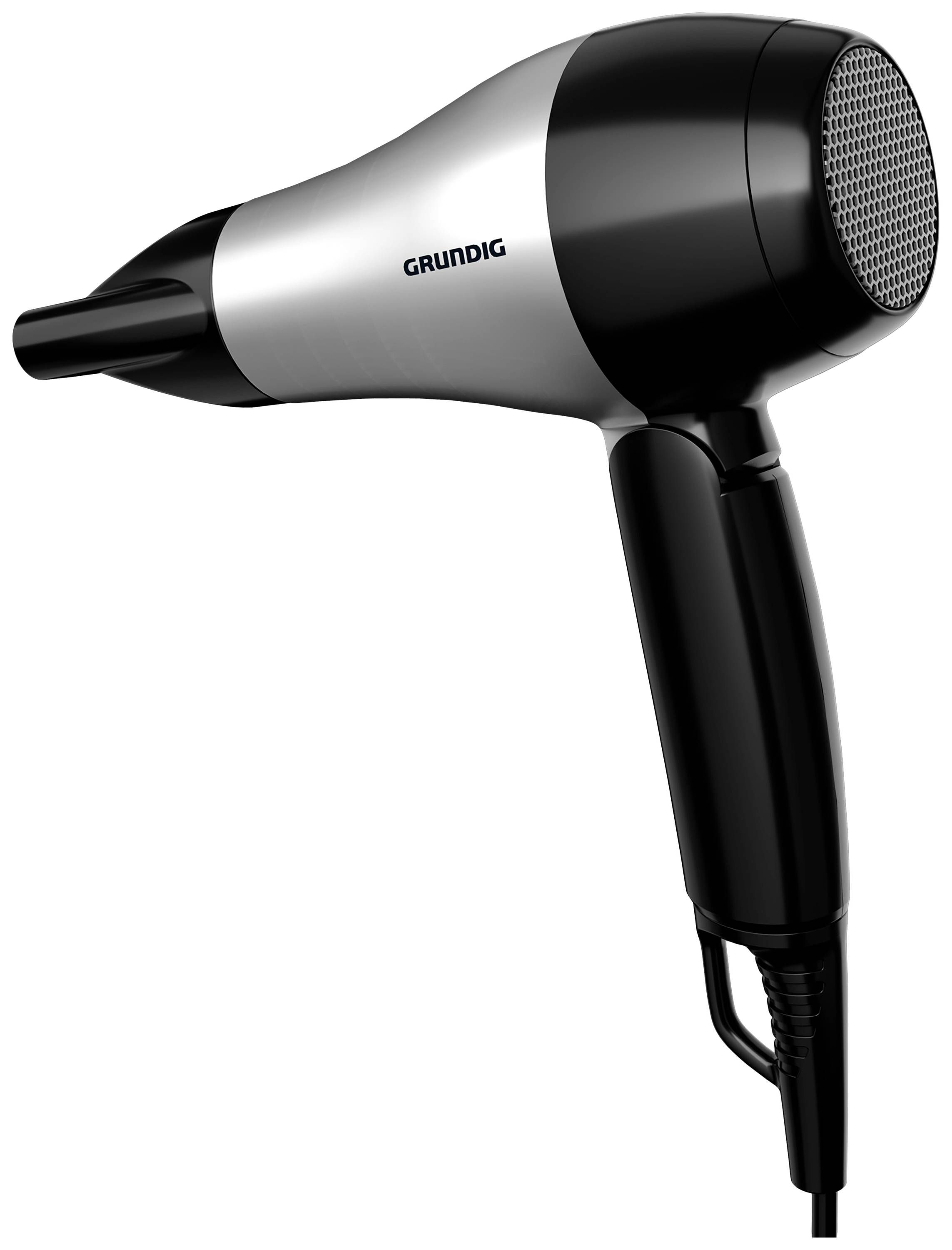 Grundig HD 2200 asciuga capelli 1200 W Nero, Argento-1