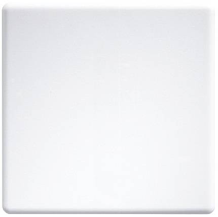 Sfondo bianco semplice di piastrelle quadrate in ceramica, privo di motivi o texture.