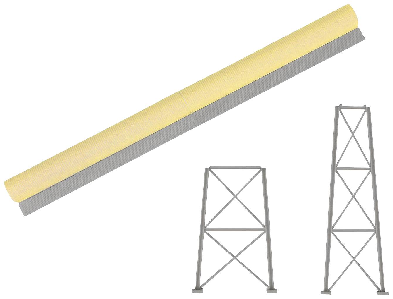 HASKYY 60 M Di Pellicola Di Copertura Con Nastro Adesivo 55 Cm + 140 Cm + 270 Cm Con Nastro Dorato 25 Mm X 50 M – 82 Mq – Set Di 4 Pellicole - Foto 10