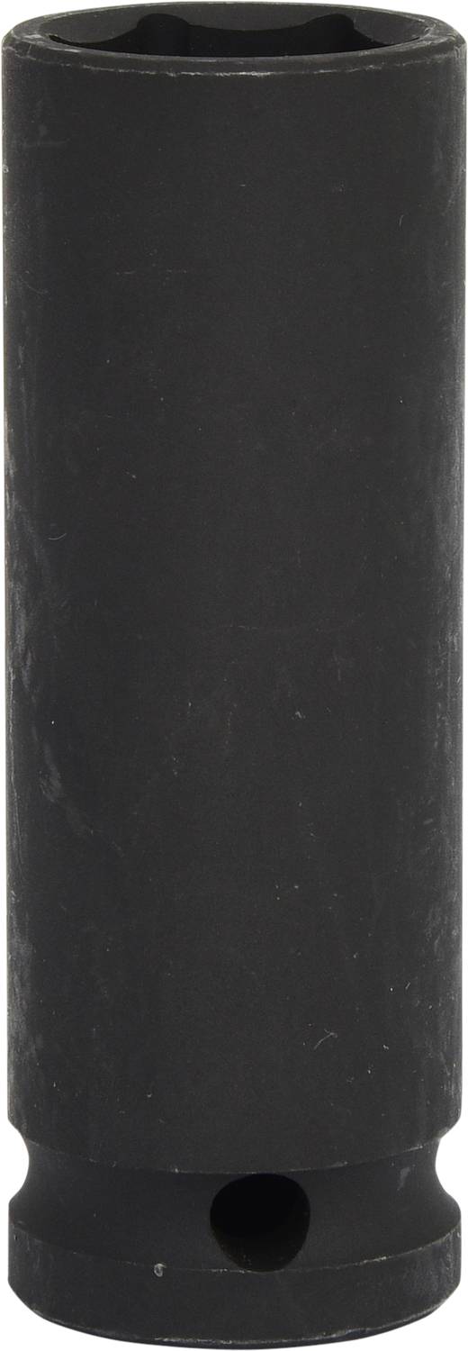 Un lungo cilindro metallico nero, probabilmente un componente meccanico o tecnico.