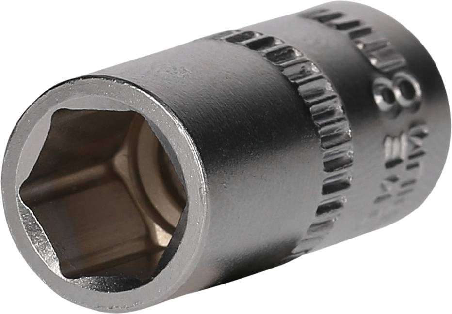 Chiave esagonale in metallo su sfondo bianco. Utensile per lavorare con viti e dadi.