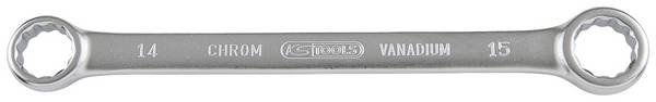 KS Tools 920.0406 9200406 Chiave poligonale doppia Misura (metrica) 6 - 7 mm